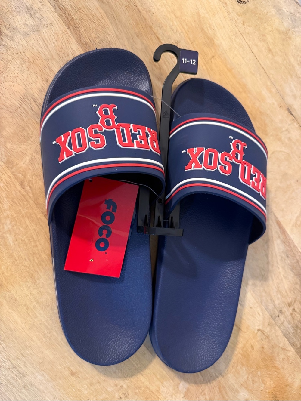 Boston Red Sox Navy Slide Sandals by FOCO